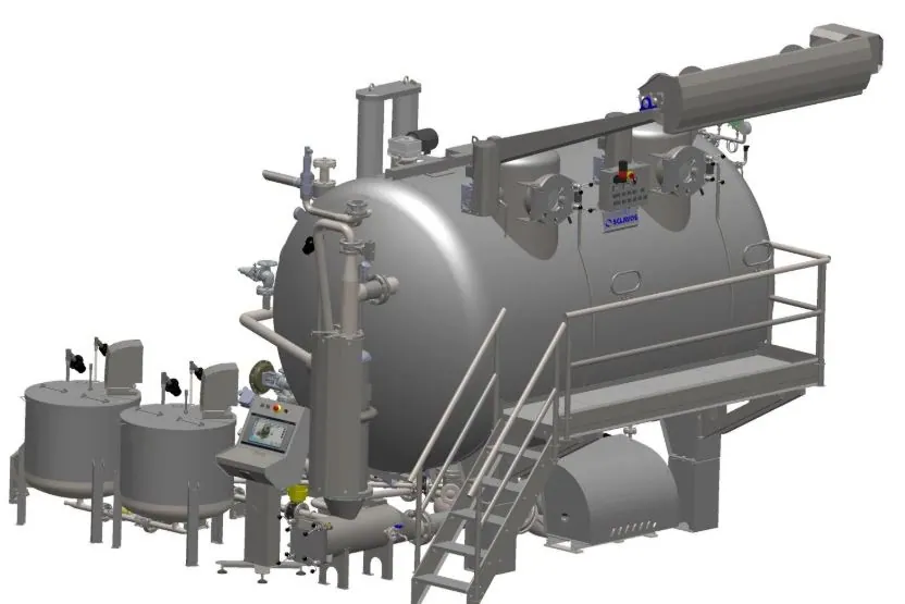 SCLAVOS Athena4A T dyeing machine for heavy fabrics