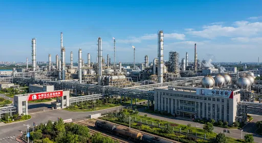 Large refinery and chemical plant under a blue sky